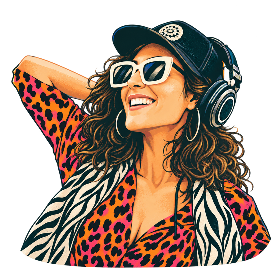 Illustrated portrait of Naomi Jason